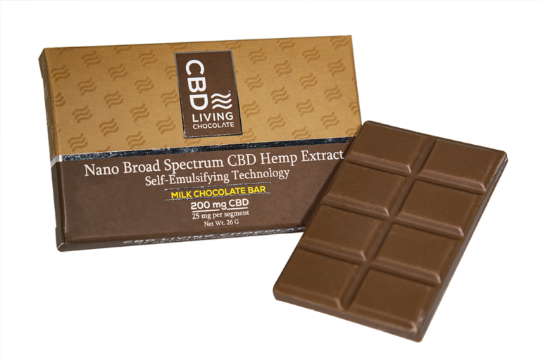 CBD Living Chocolate Bar Hemp for Health Distribution
